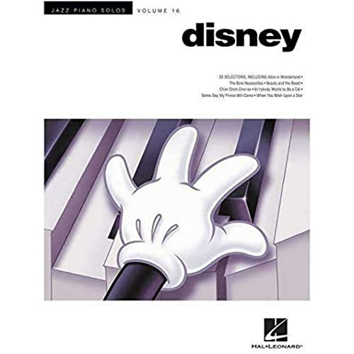 DISNEY JAZZ PIANO SOLOS SERIES V16