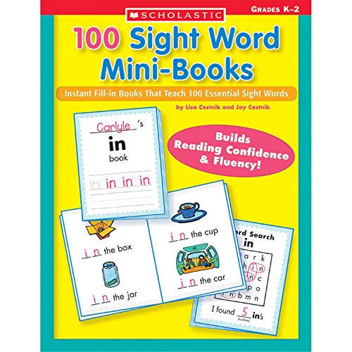 100 SIGHT WORD MINI BKS INSTANT FILL IN