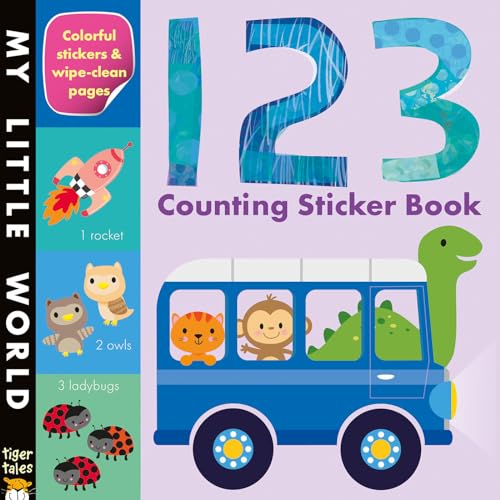 123 COUNTING STICKER BK