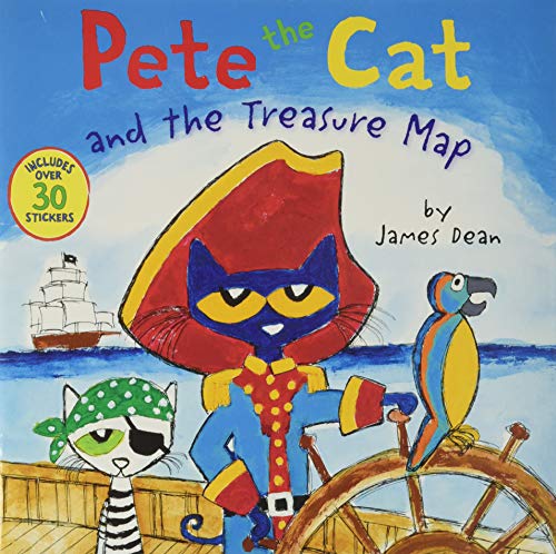 PETE THE CAT 8X807 TREASURE MAP