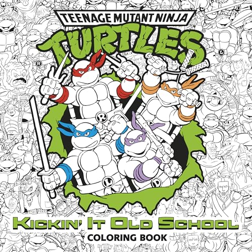 TMNT ADULT COLORING BK