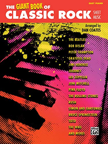 GIANT BK OF CLASSIC ROCK SHEET MUSIC